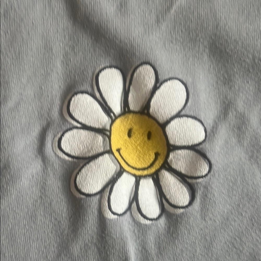 Light Grayish blue Daisy Women's Top - Picture 2 of 2